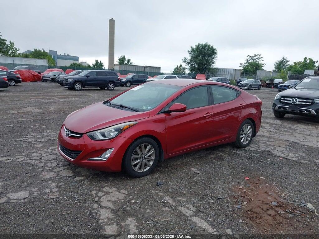 5NPDH4AE7GH790177 2016 HYUNDAI ELANTRA photo no. 2