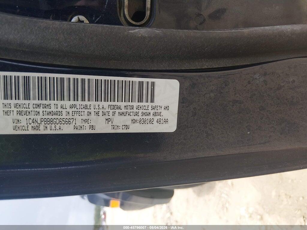 1C4NJPBB8GD656671 2016 JEEP PATRIOT photo no. 9