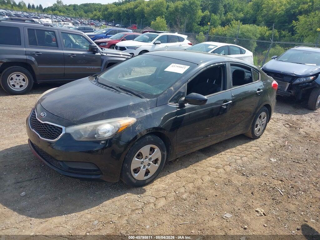 KNAFK4A61G5565544 2016 KIA FORTE photo no. 2