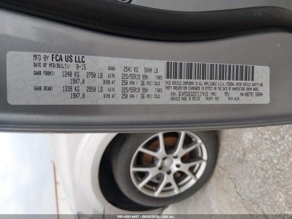 3C4PDDEG2GT117415 2016 DODGE JOURNEY photo no. 9