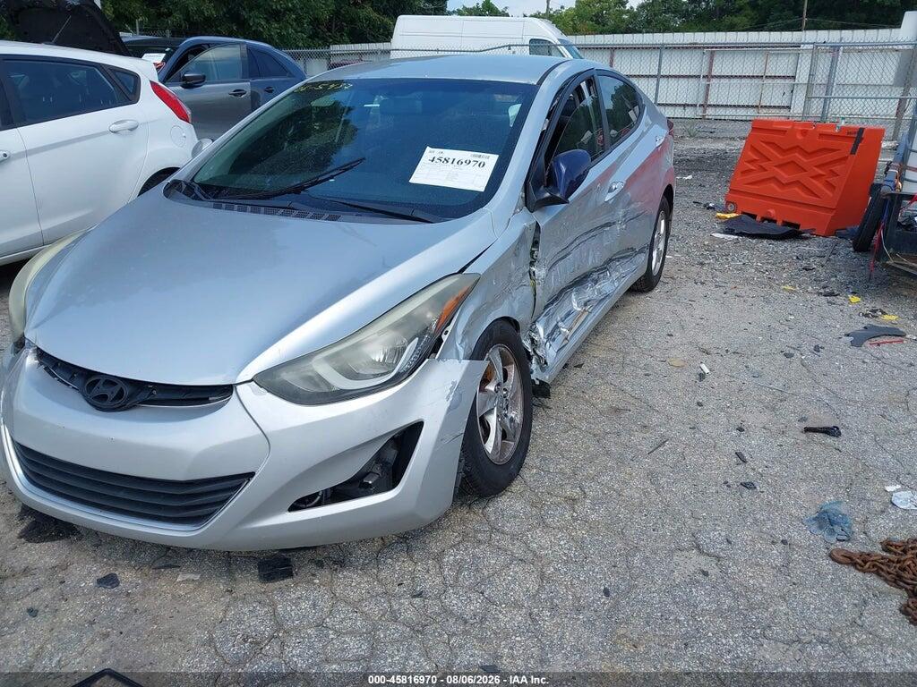 5NPDH4AE8GH674728 2016 HYUNDAI ELANTRA photo no. 2