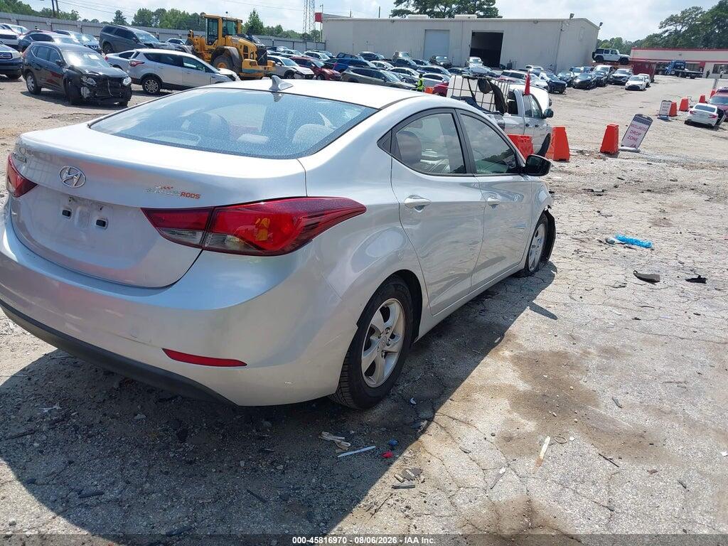 5NPDH4AE8GH674728 2016 HYUNDAI ELANTRA photo no. 4