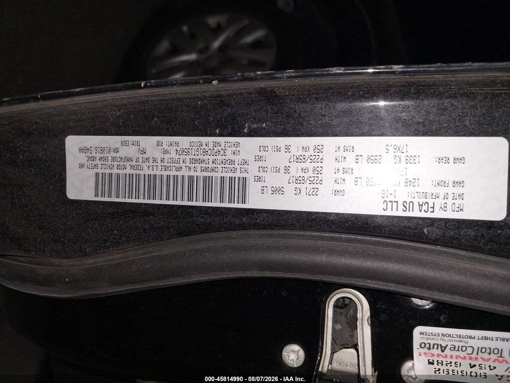 3C4PDCAB1GT195074 2016 DODGE JOURNEY photo no. 9