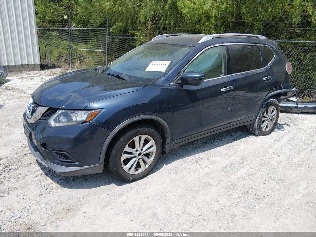 KNMAT2MT6GP707035 2016 NISSAN ROGUE photo no. 2