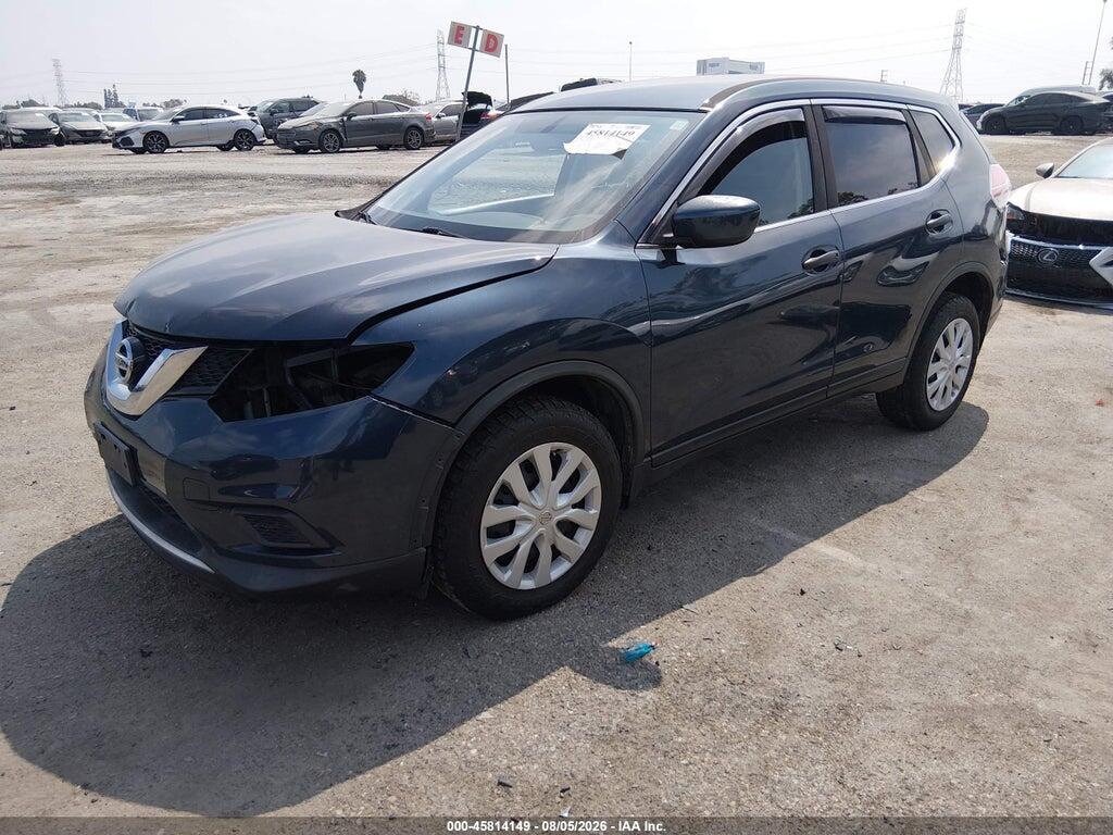 KNMAT2MT8GP631088 2016 NISSAN ROGUE photo no. 2