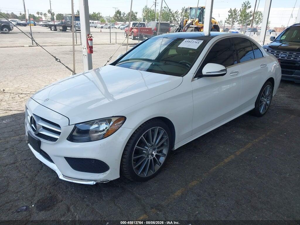 55SWF4JB5GU131659 2016 MERCEDES-BENZ C 300 photo no. 2