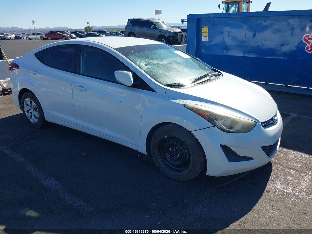 5NPDH4AE0GH735005 2016 HYUNDAI ELANTRA photo no. 1