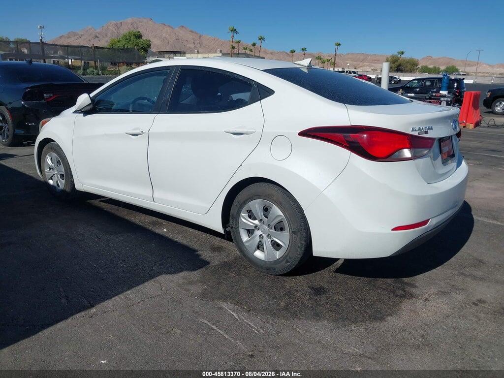 5NPDH4AE0GH735005 2016 HYUNDAI ELANTRA photo no. 3