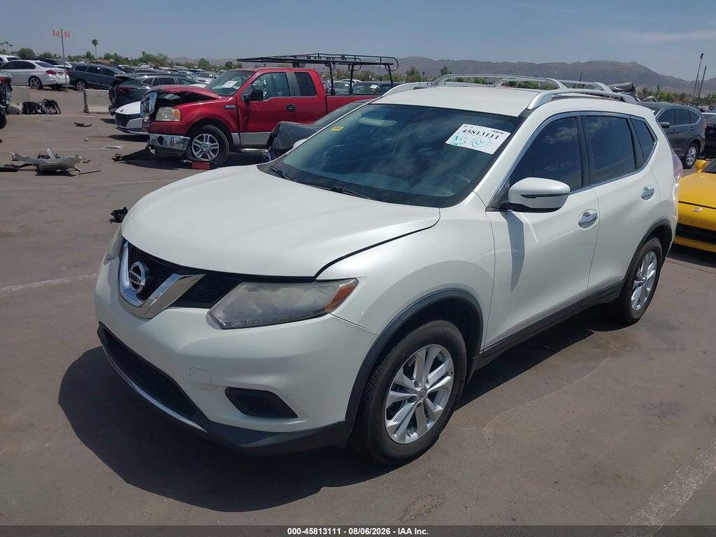KNMAT2MT8GP644939 2016 NISSAN ROGUE photo no. 2