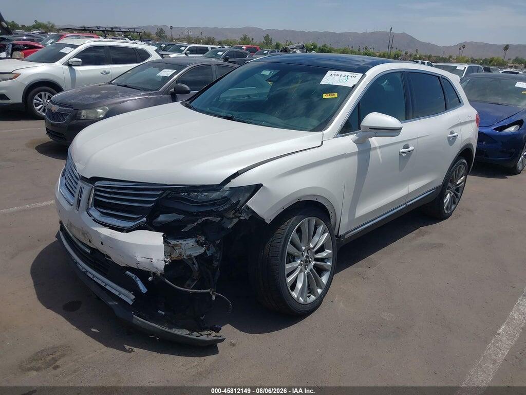 2LMTJ8LP3GBL21122 2016 LINCOLN MKX photo no. 2