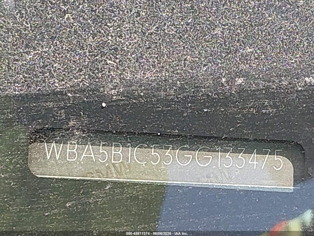 WBA5B1C53GG133475 2016 BMW 535I photo no. 9