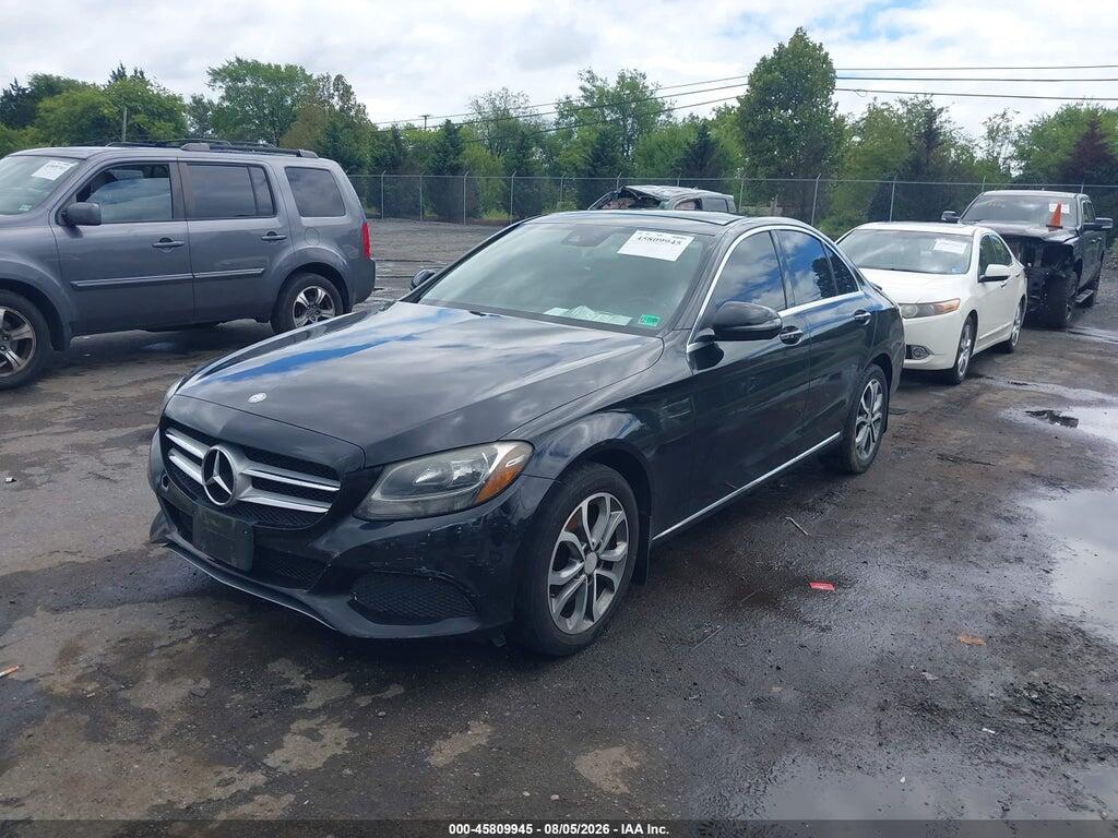 WDDWF4KB1GR143405 2016 MERCEDES-BENZ C 300 photo no. 2