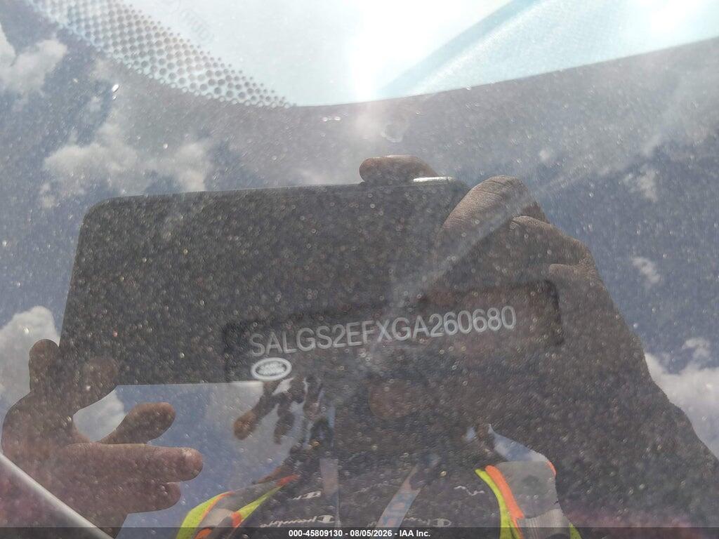 SALGS2EFXGA260680 2016 LAND ROVER RANGE ROVER photo no. 9
