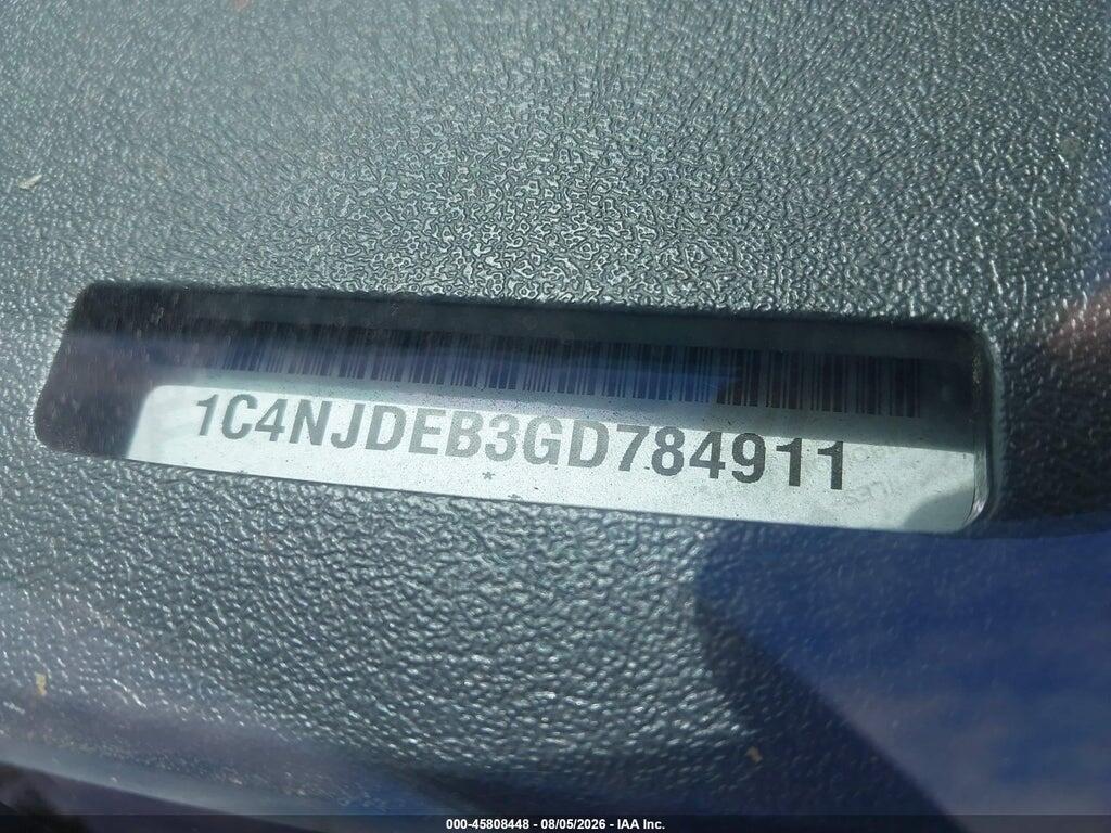 1C4NJDEB3GD784911 2016 JEEP COMPASS photo no. 12