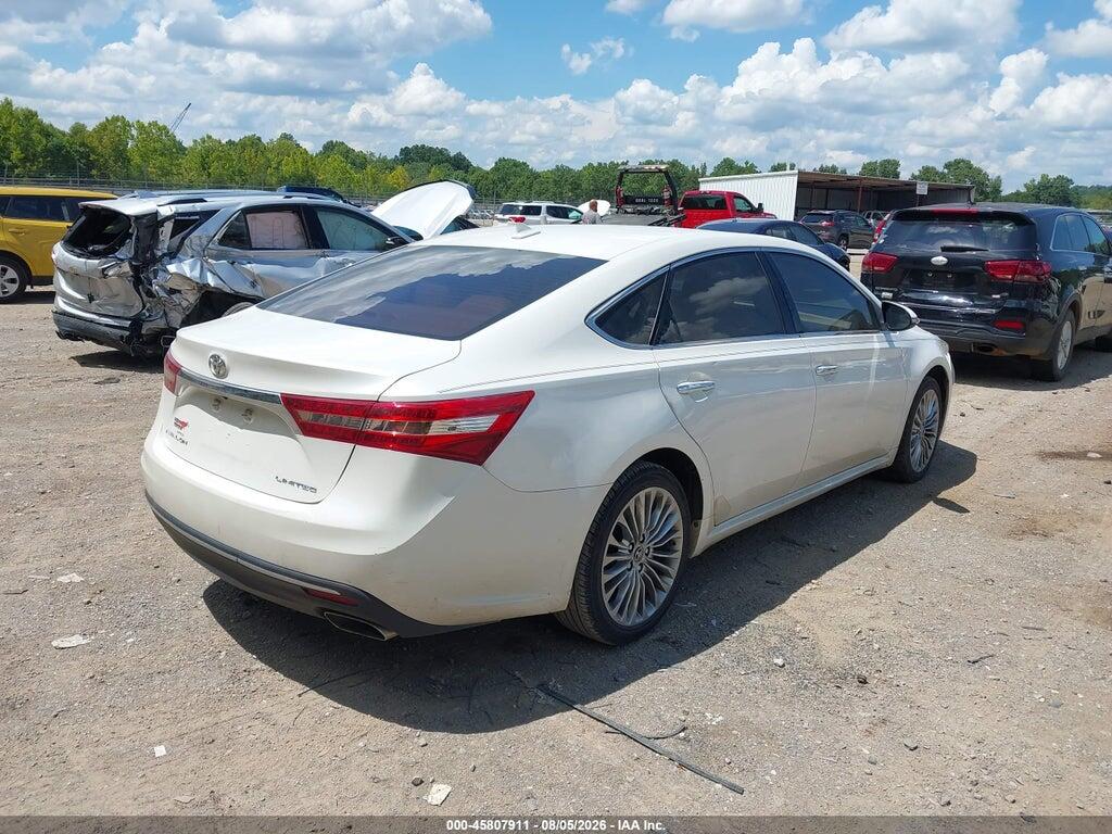 4T1BK1EB4GU203586 2016 TOYOTA AVALON photo no. 4