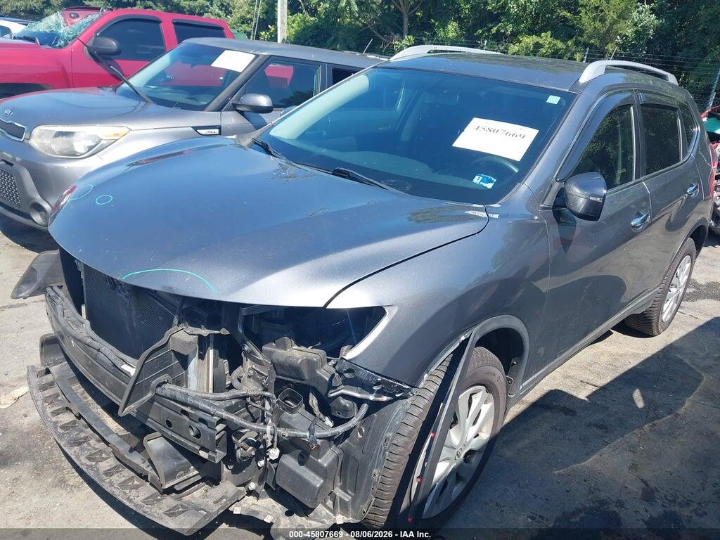 KNMAT2MT6GP698806 2016 NISSAN ROGUE photo no. 2