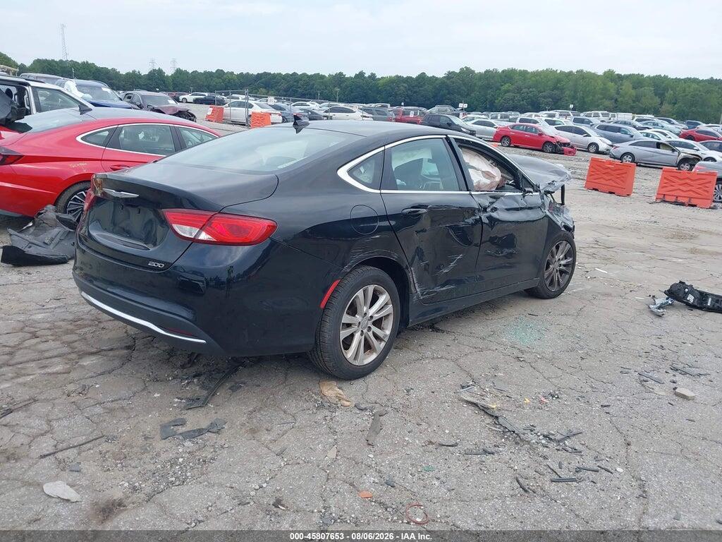 1C3CCCAB1GN191502 2016 CHRYSLER 200 photo no. 4