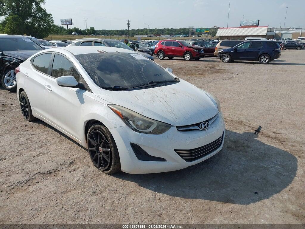 5NPDH4AE2GH678175 2016 HYUNDAI ELANTRA photo no. 1