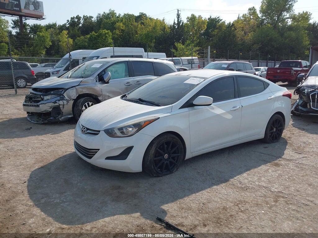 5NPDH4AE2GH678175 2016 HYUNDAI ELANTRA photo no. 2