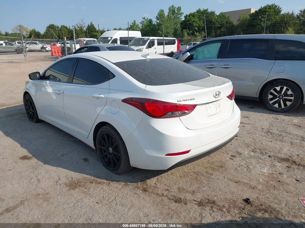 5NPDH4AE2GH678175 2016 HYUNDAI ELANTRA photo no. 3