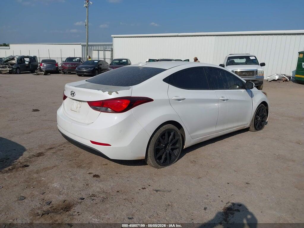 5NPDH4AE2GH678175 2016 HYUNDAI ELANTRA photo no. 4