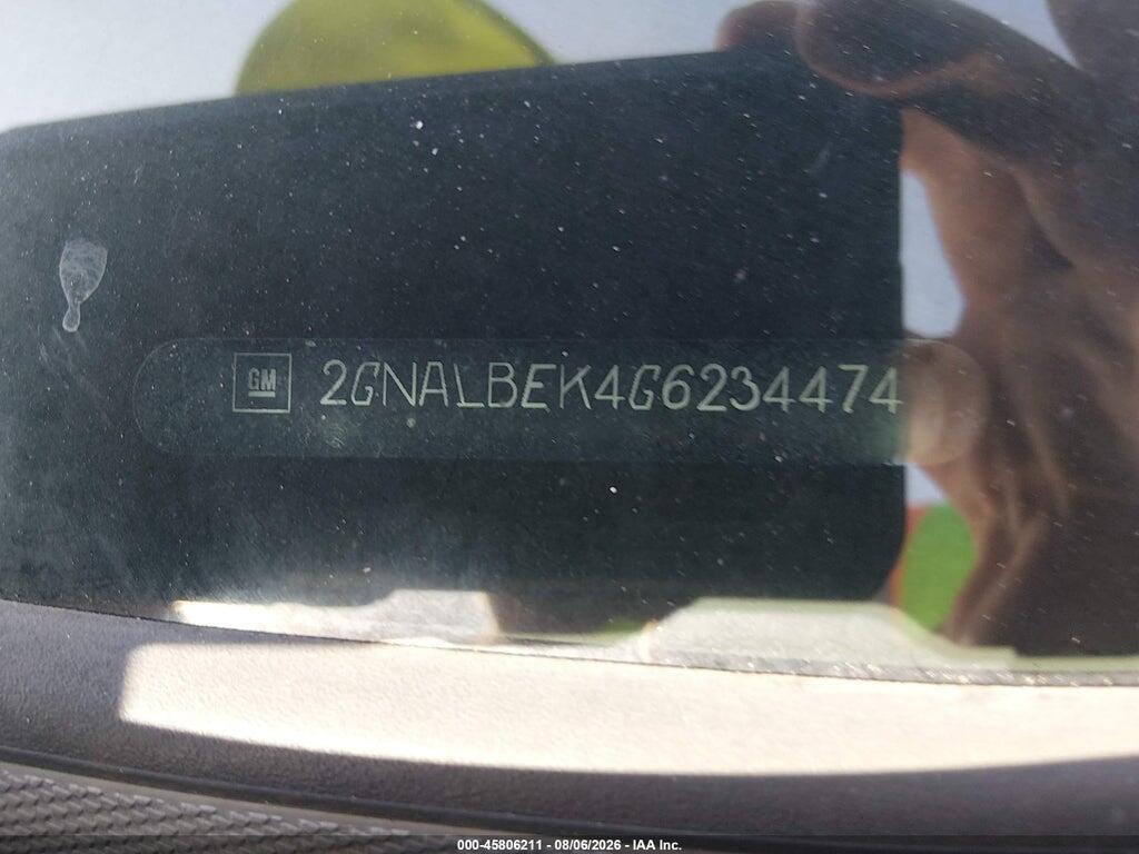 2GNALBEK4G6234474 2016 CHEVROLET EQUINOX photo no. 9