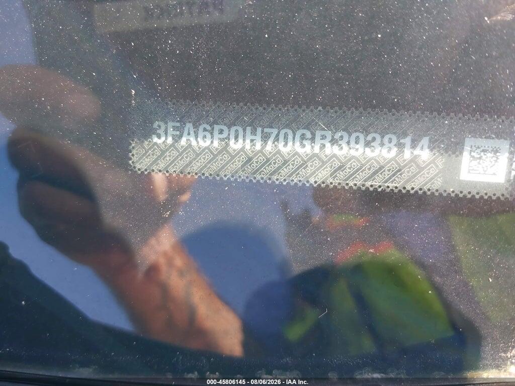 3FA6P0H70GR393814 2016 FORD FUSION photo no. 9