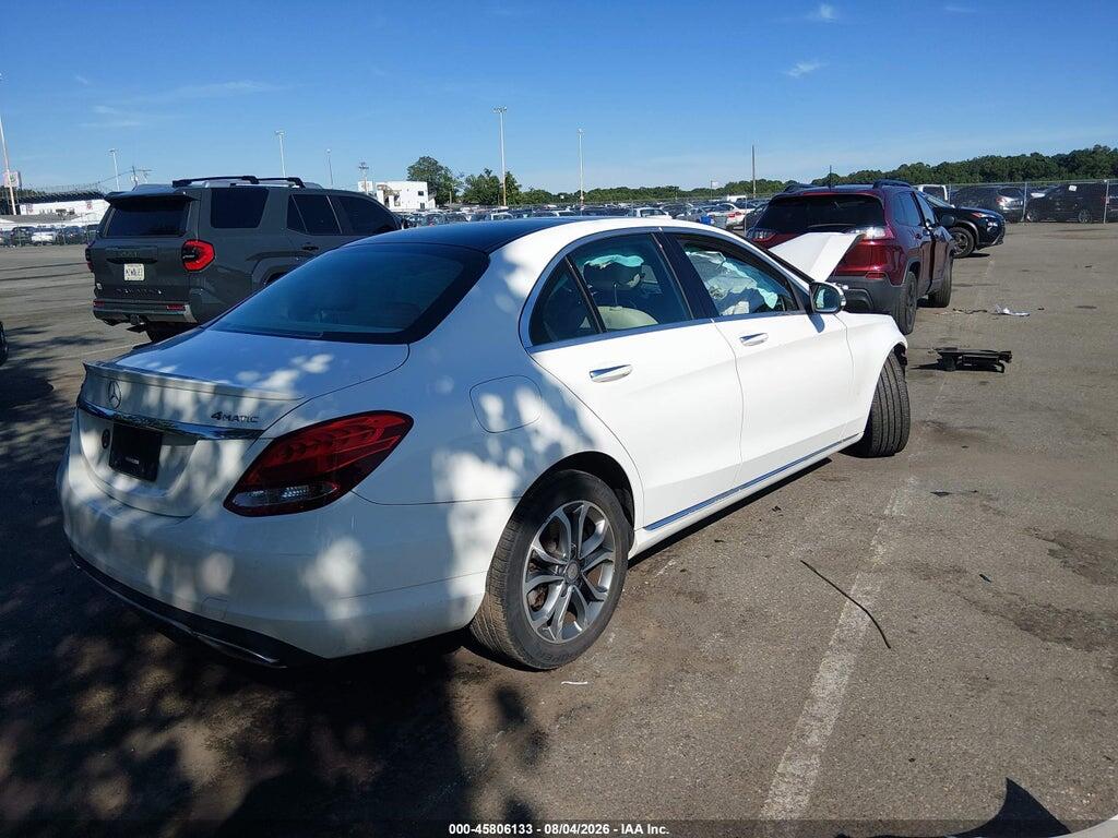 WDDWF4KB6GR133372 2016 MERCEDES-BENZ C 300 photo no. 4