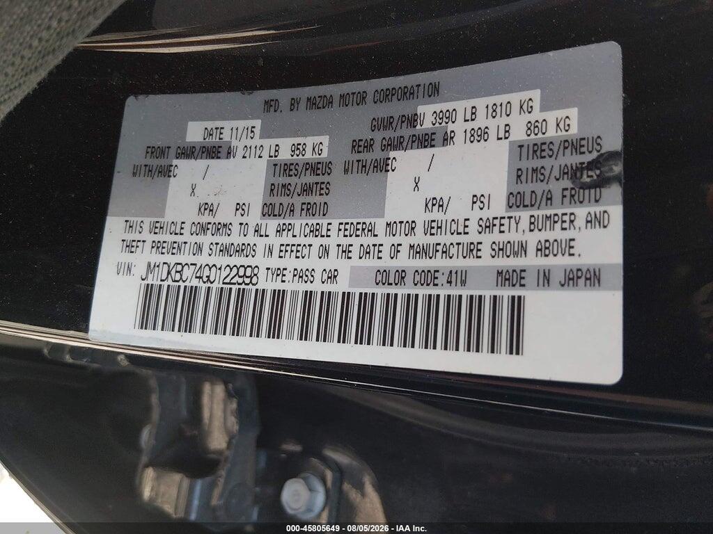 JM1DKBC74G0122998 2016 MAZDA CX-3 photo no. 9