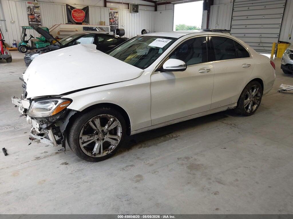 55SWF4JB6GU128026 2016 MERCEDES-BENZ C 300 photo no. 2