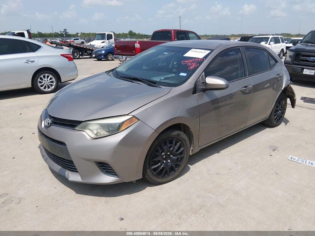 2T1BURHEXGC482865 2016 TOYOTA COROLLA photo no. 2