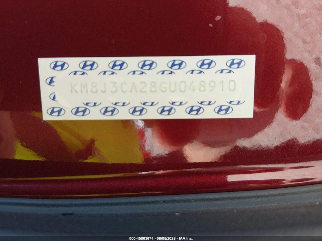 KM8J3CA28GU048910 2016 HYUNDAI TUCSON photo no. 9