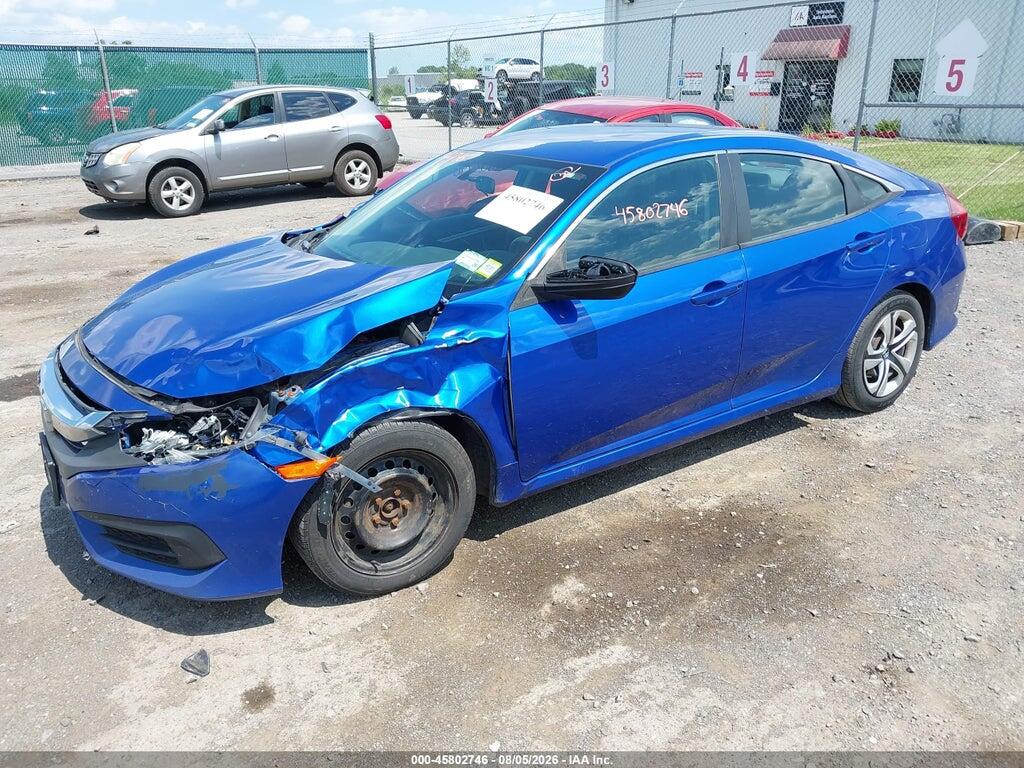 19XFC2F55GE227167 2016 HONDA CIVIC photo no. 2