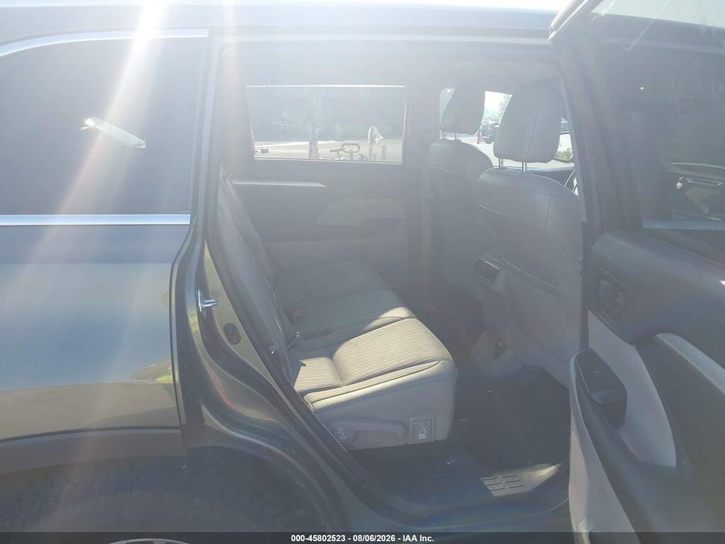5TDBKRFH0GS325436 2016 TOYOTA HIGHLANDER photo no. 8