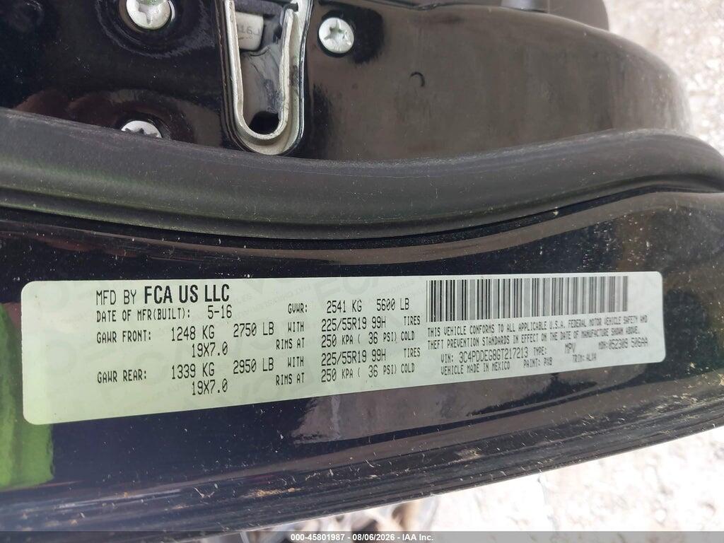 3C4PDDEG8GT217213 2016 DODGE JOURNEY photo no. 9