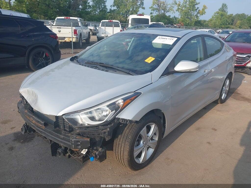 5NPDH4AE9GH791248 2016 HYUNDAI ELANTRA photo no. 2