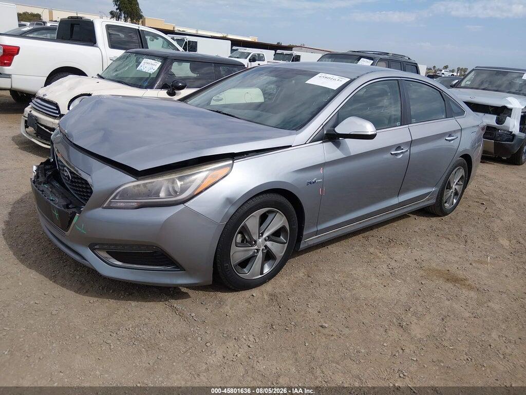 KMHE34L18GA012860 2016 HYUNDAI SONATA HYBRID photo no. 2