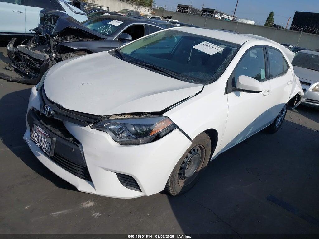 5YFBURHE7GP417374 2016 TOYOTA COROLLA photo no. 2