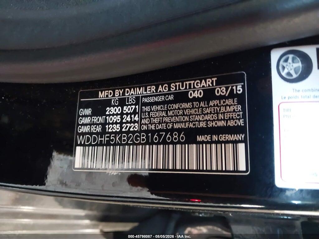 WDDHF5KB2GB167686 2016 MERCEDES-BENZ E 350 photo no. 9