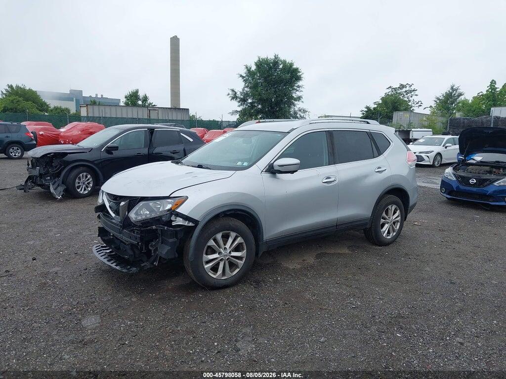KNMAT2MV6GP710101 2016 NISSAN ROGUE photo no. 2
