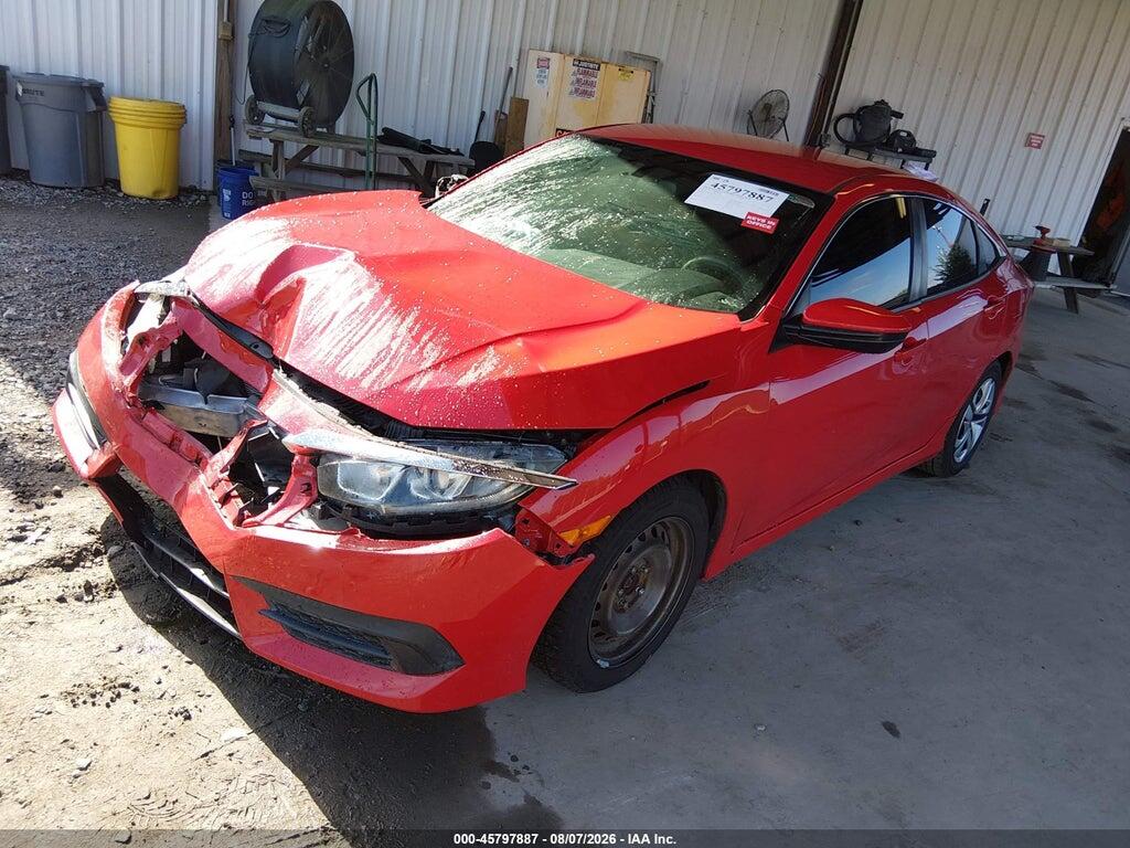 2HGFC2F58GH521376 2016 HONDA CIVIC photo no. 2