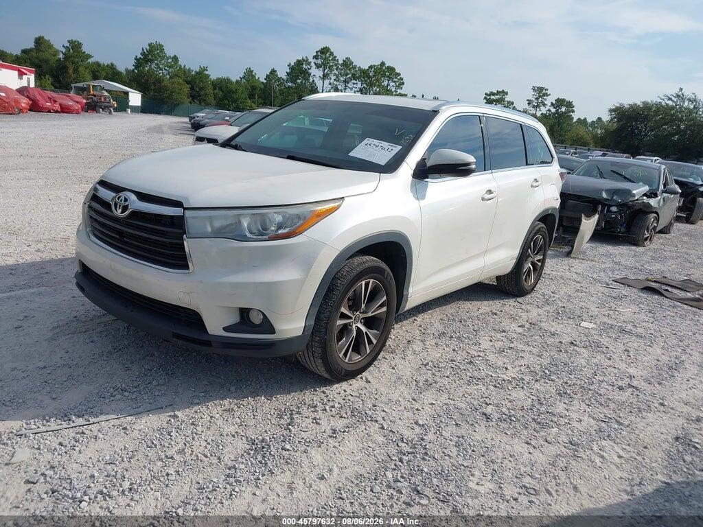 5TDKKRFH6GS147404 2016 TOYOTA HIGHLANDER photo no. 2