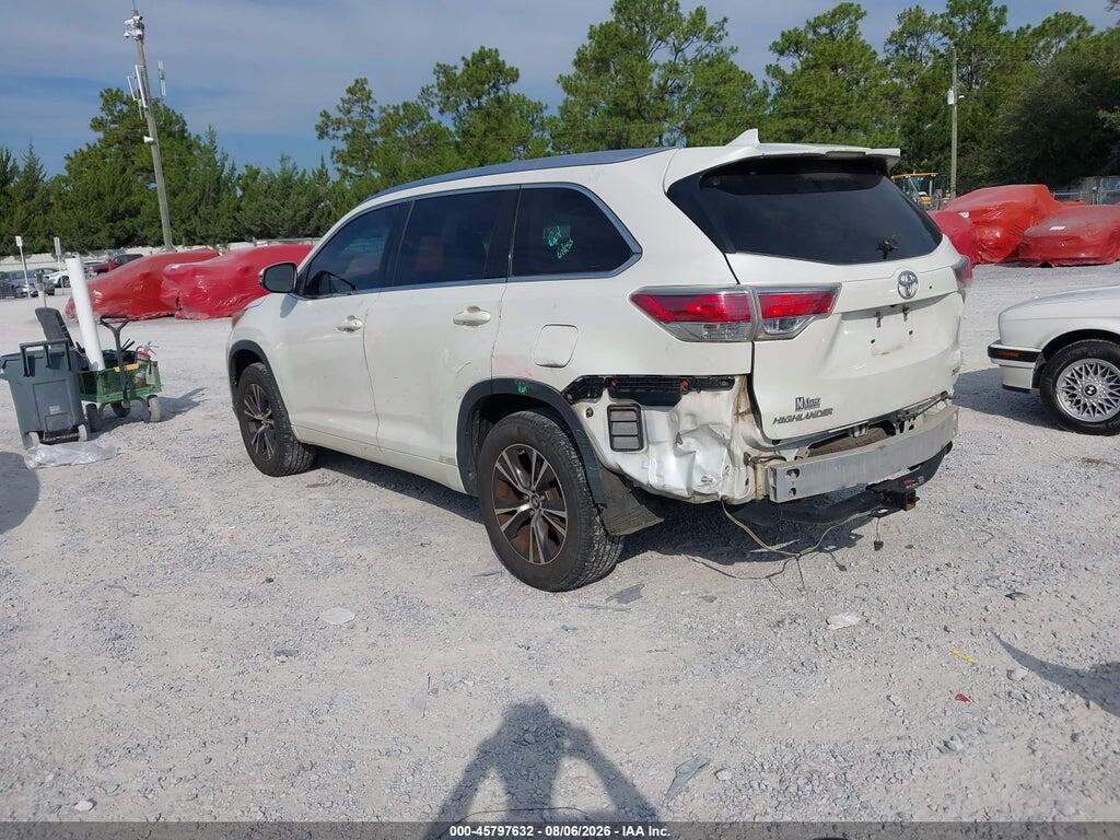 5TDKKRFH6GS147404 2016 TOYOTA HIGHLANDER photo no. 3