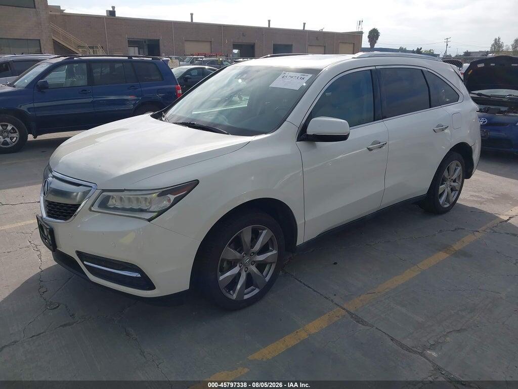 5FRYD4H98GB007256 2016 ACURA MDX photo no. 2