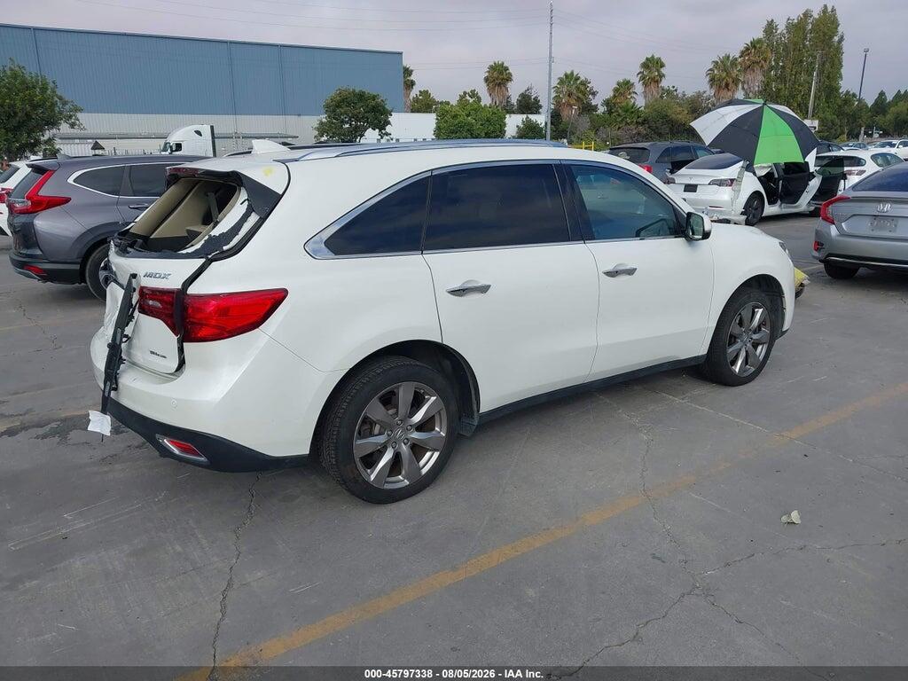 5FRYD4H98GB007256 2016 ACURA MDX photo no. 4