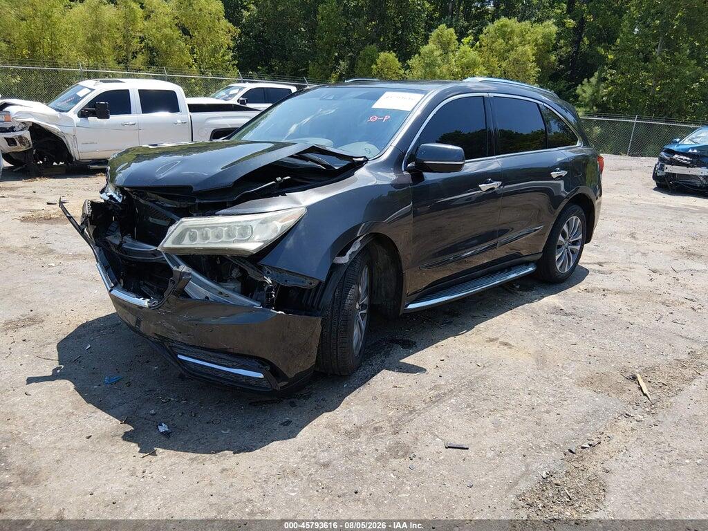 5FRYD3H49GB004767 2016 ACURA MDX photo no. 2