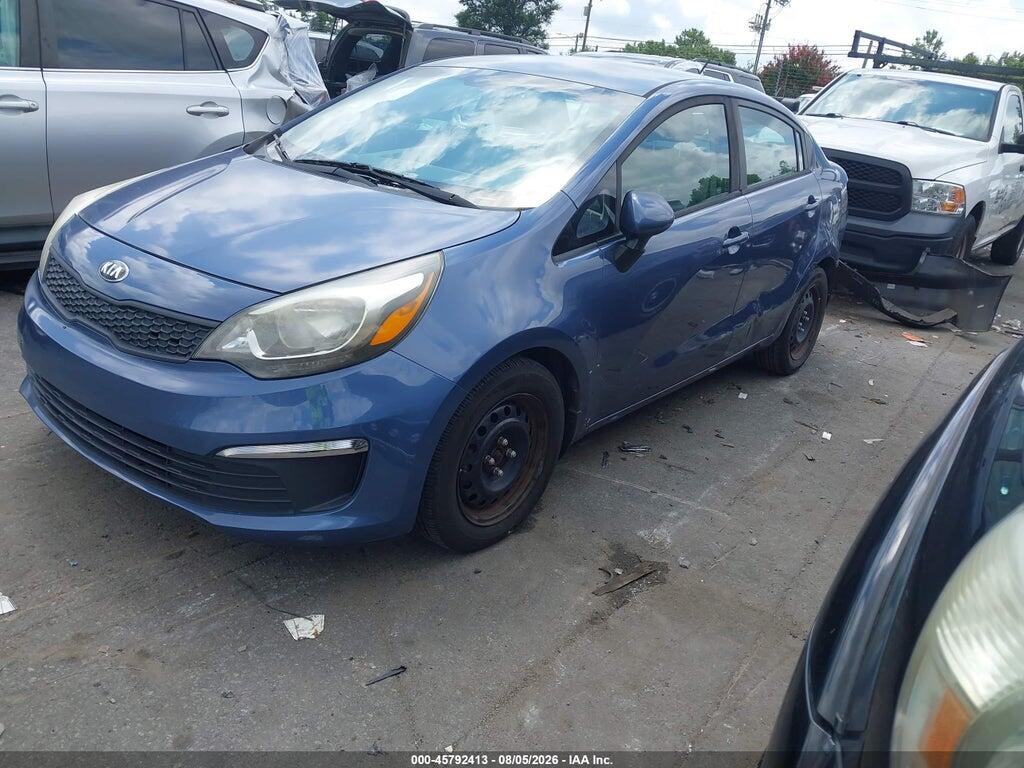 KNADM4A38G6664136 2016 KIA RIO photo no. 2