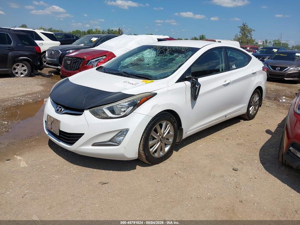 5NPDH4AE5GH786161 2016 HYUNDAI ELANTRA photo no. 2