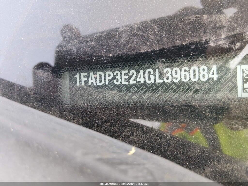 1FADP3E24GL396084 2016 FORD FOCUS photo no. 9