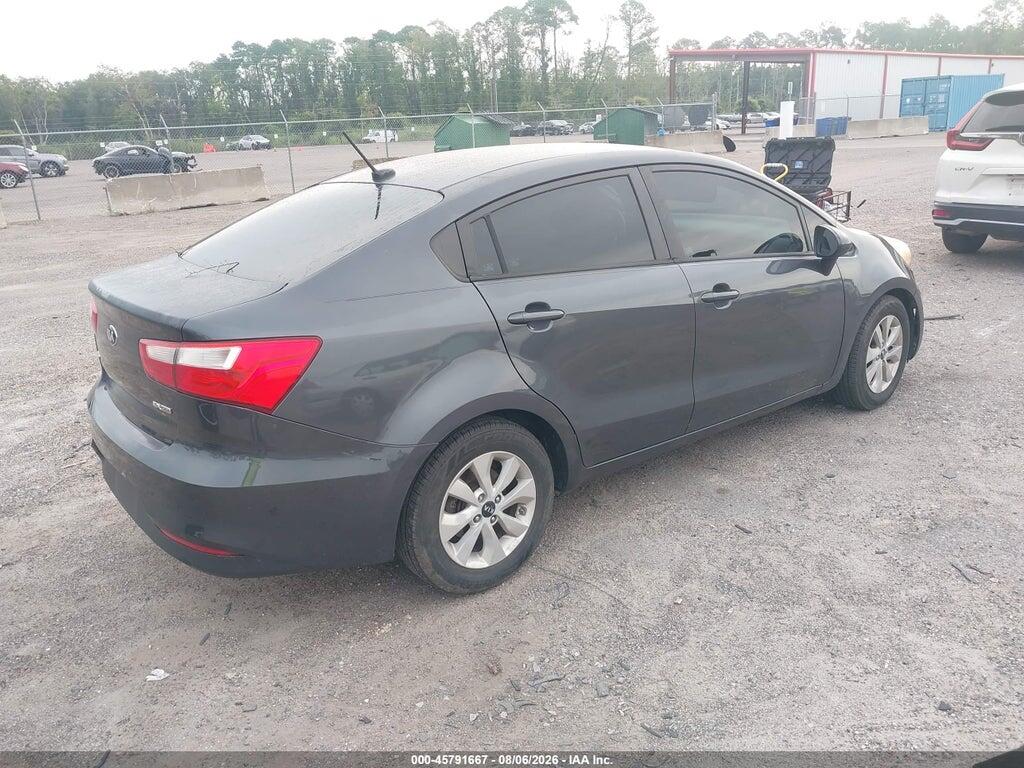 KNADN4A37G6575316 2016 KIA RIO photo no. 4